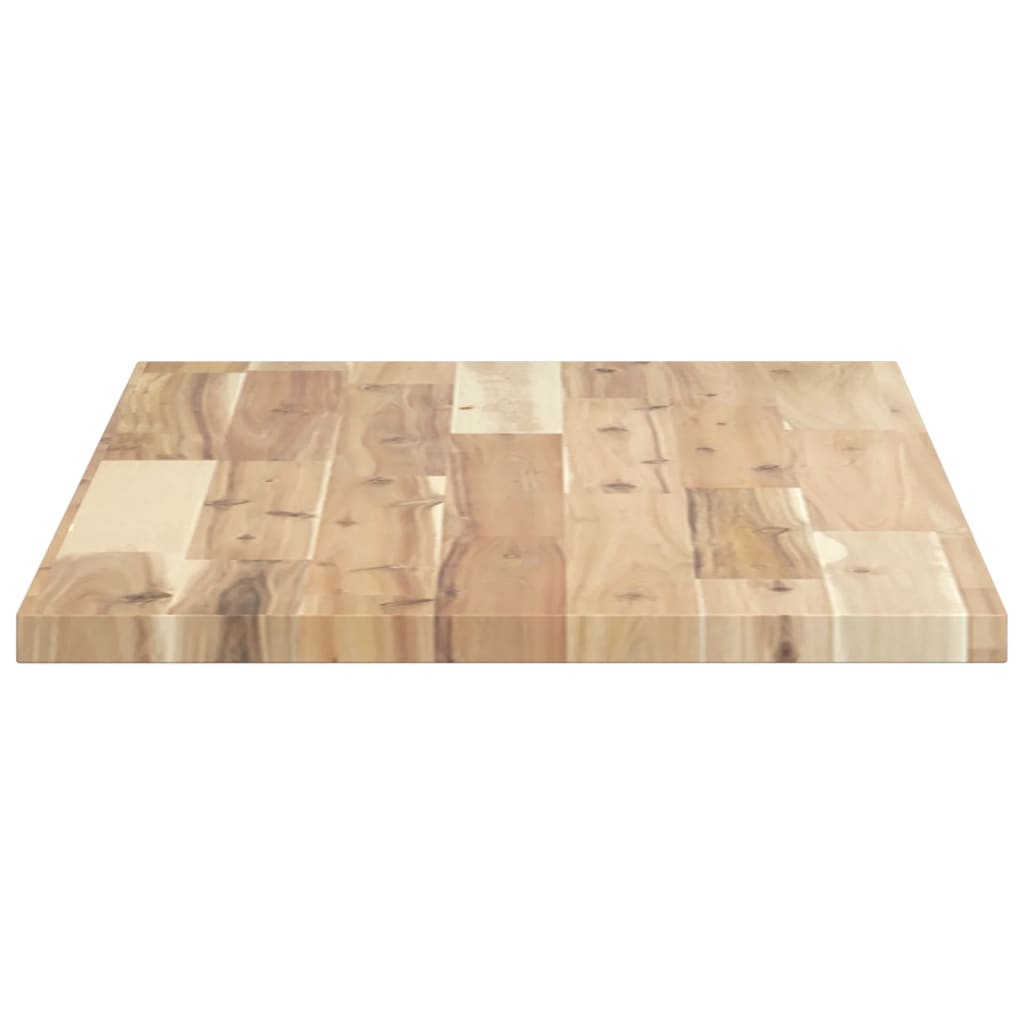 Bordplate 60x40x2 cm rektangulær heltre akasie