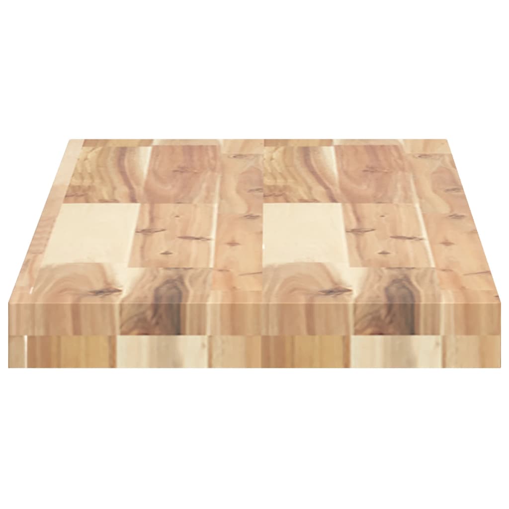 Bordplate 80x30x4 cm rektangulær heltre akasie