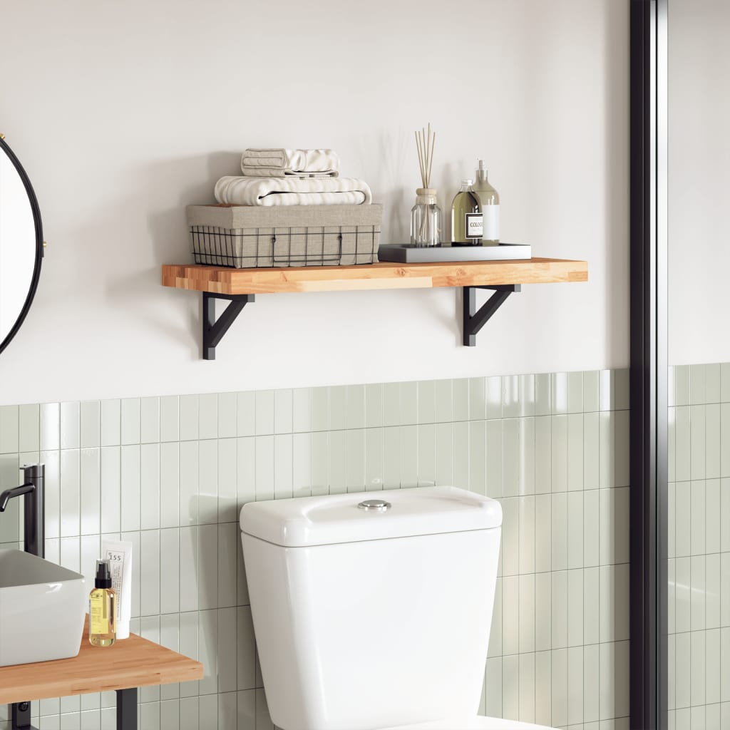 Bordplate 80x30x4 cm rektangulær heltre akasie