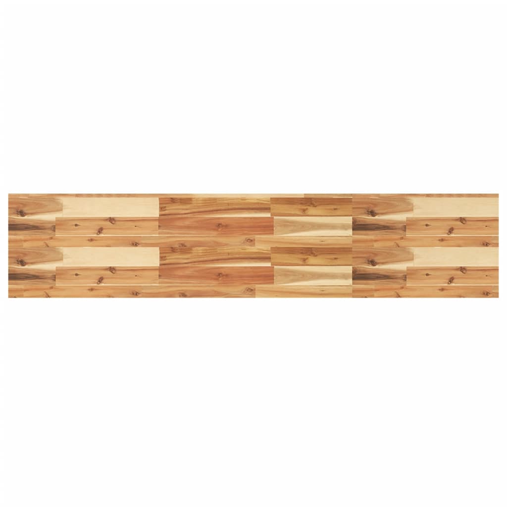 Bordplate 140x30x4 cm rektangulær heltre akasie