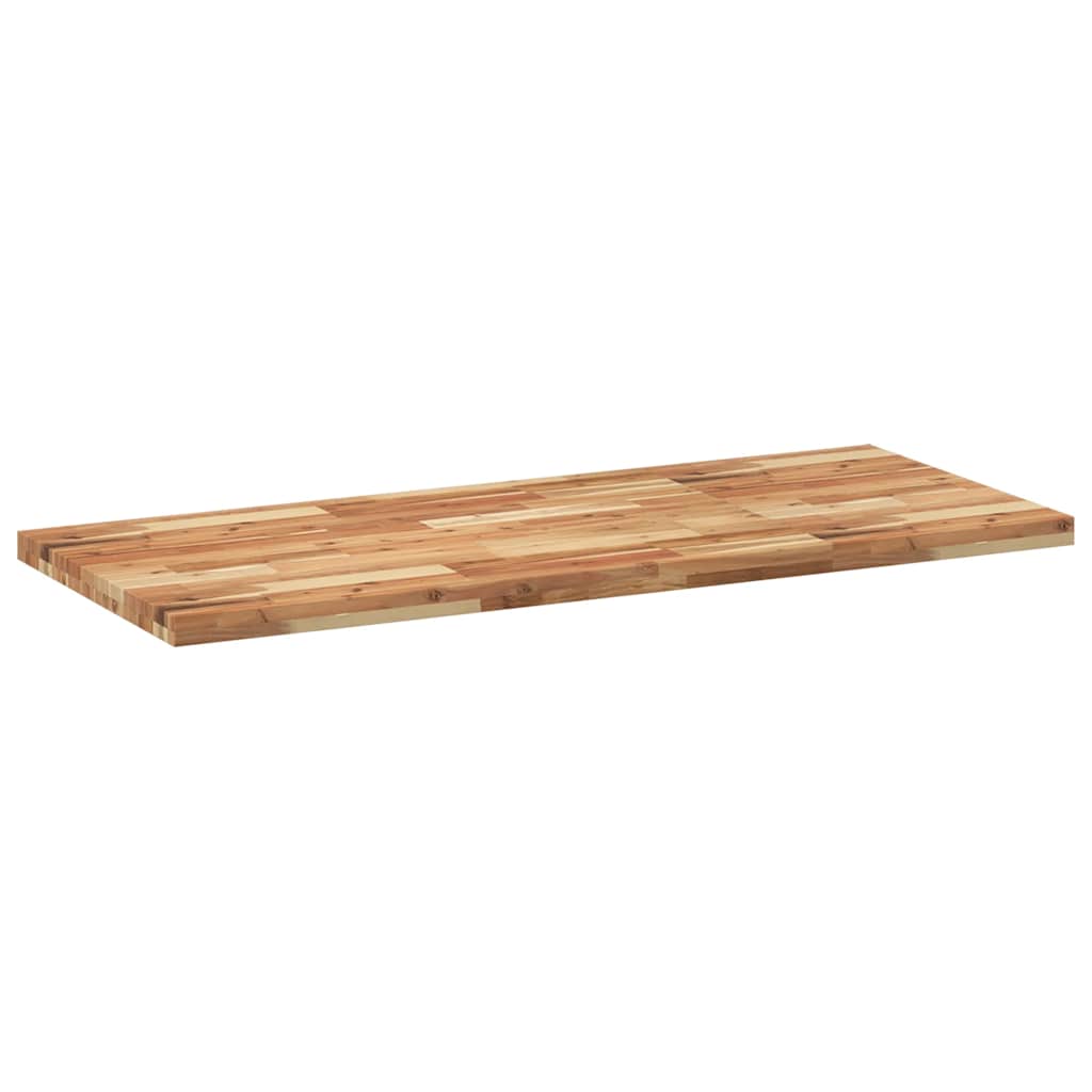 Bordplate rektangulær 120x60x4 cm heltre akasie