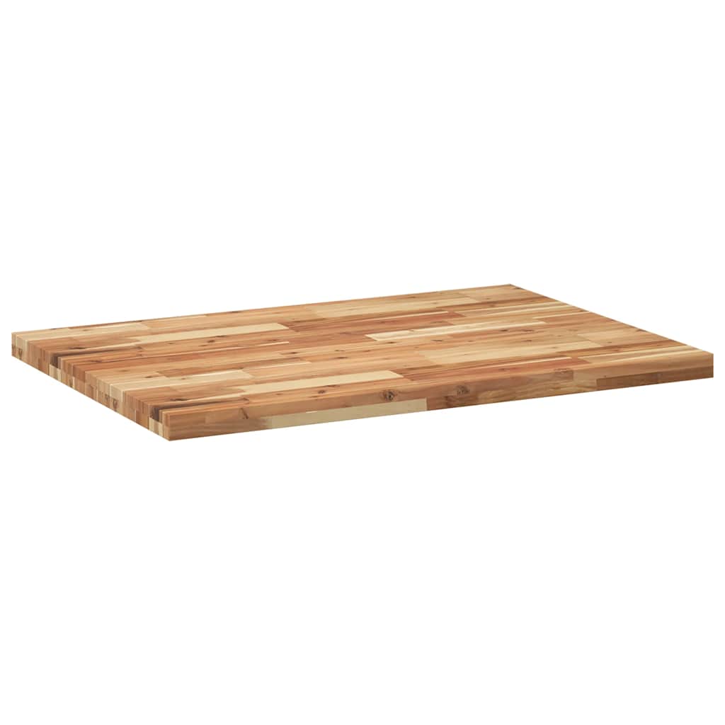 Bordplate rektangulær 100x70x4 cm heltre akasie