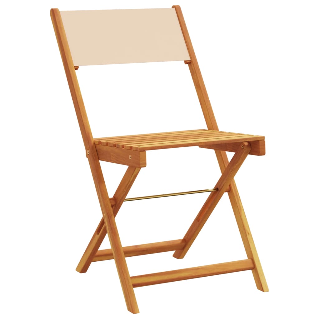 Hagespisegruppe 5 deler beige stoff og heltre