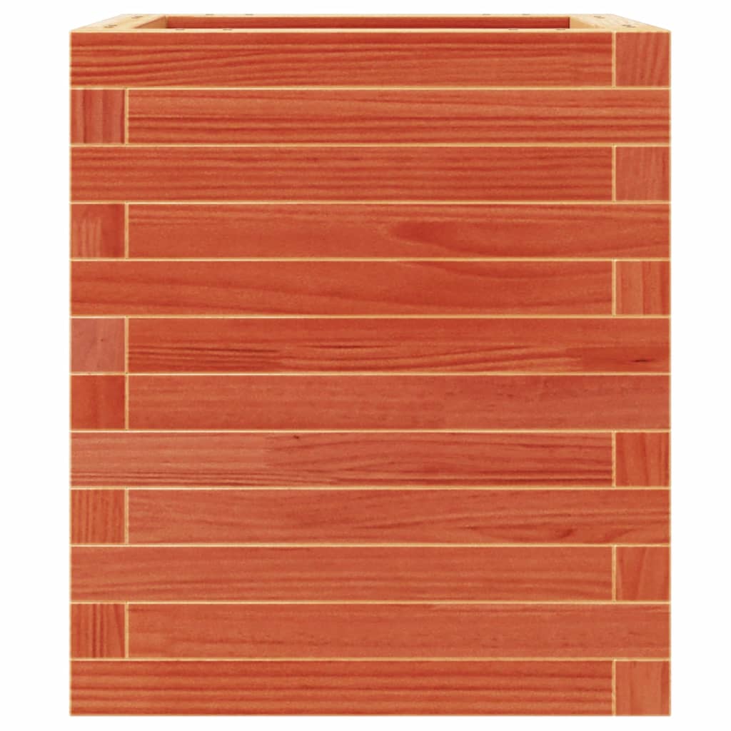 Plantekasse voksbrun 40x40x46 cm heltre furu