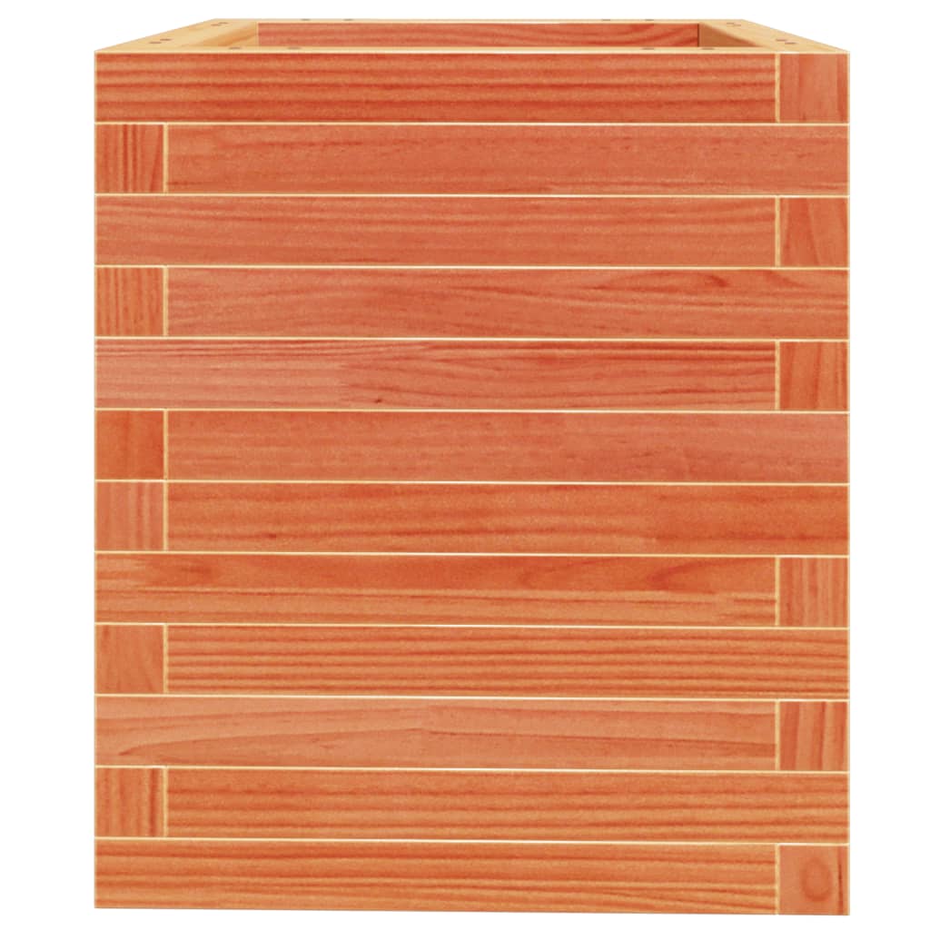 Plantekasse voksbrun 40x40x46 cm heltre furu