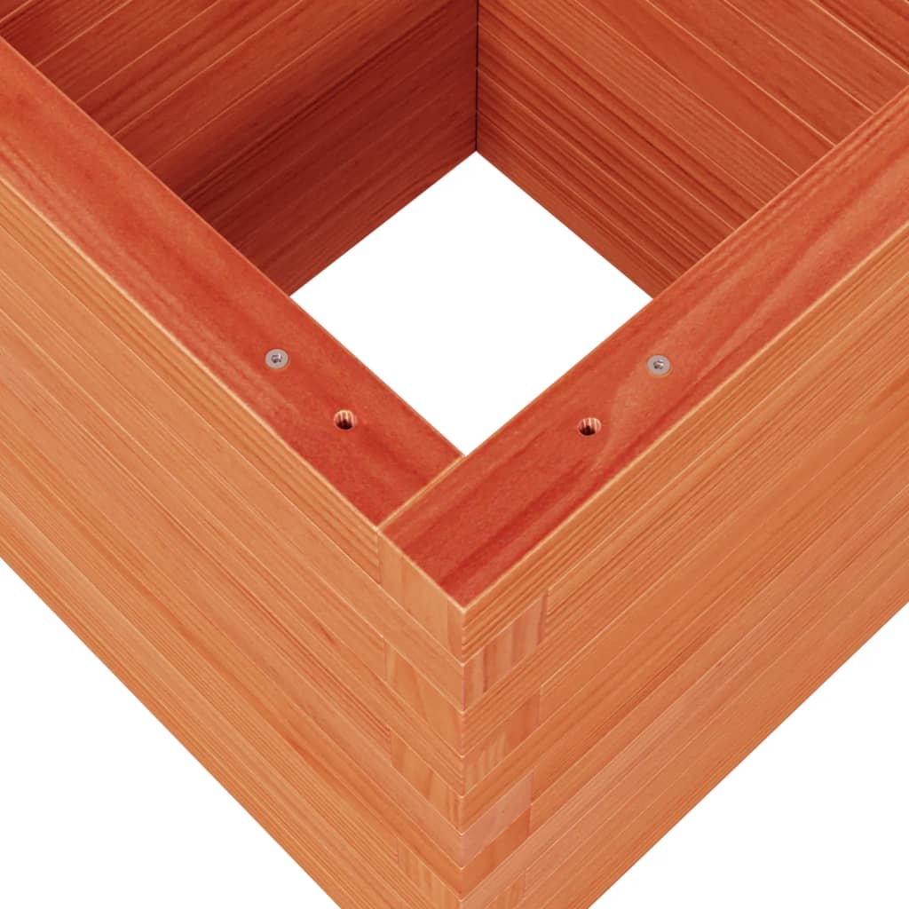 Plantekasse voksbrun 40x40x46 cm heltre furu