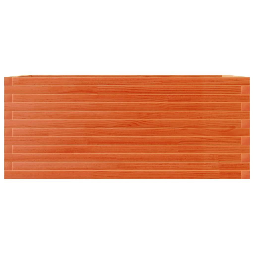 Plantekasse voksbrun 110x60x46 cm heltre furu