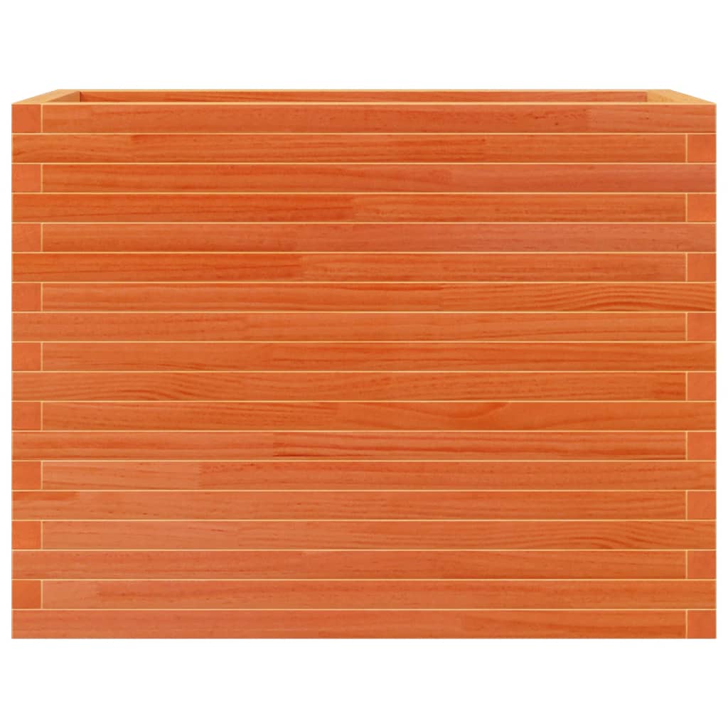 Plantekasse voksbrun 90x40x68,5 cm heltre furu