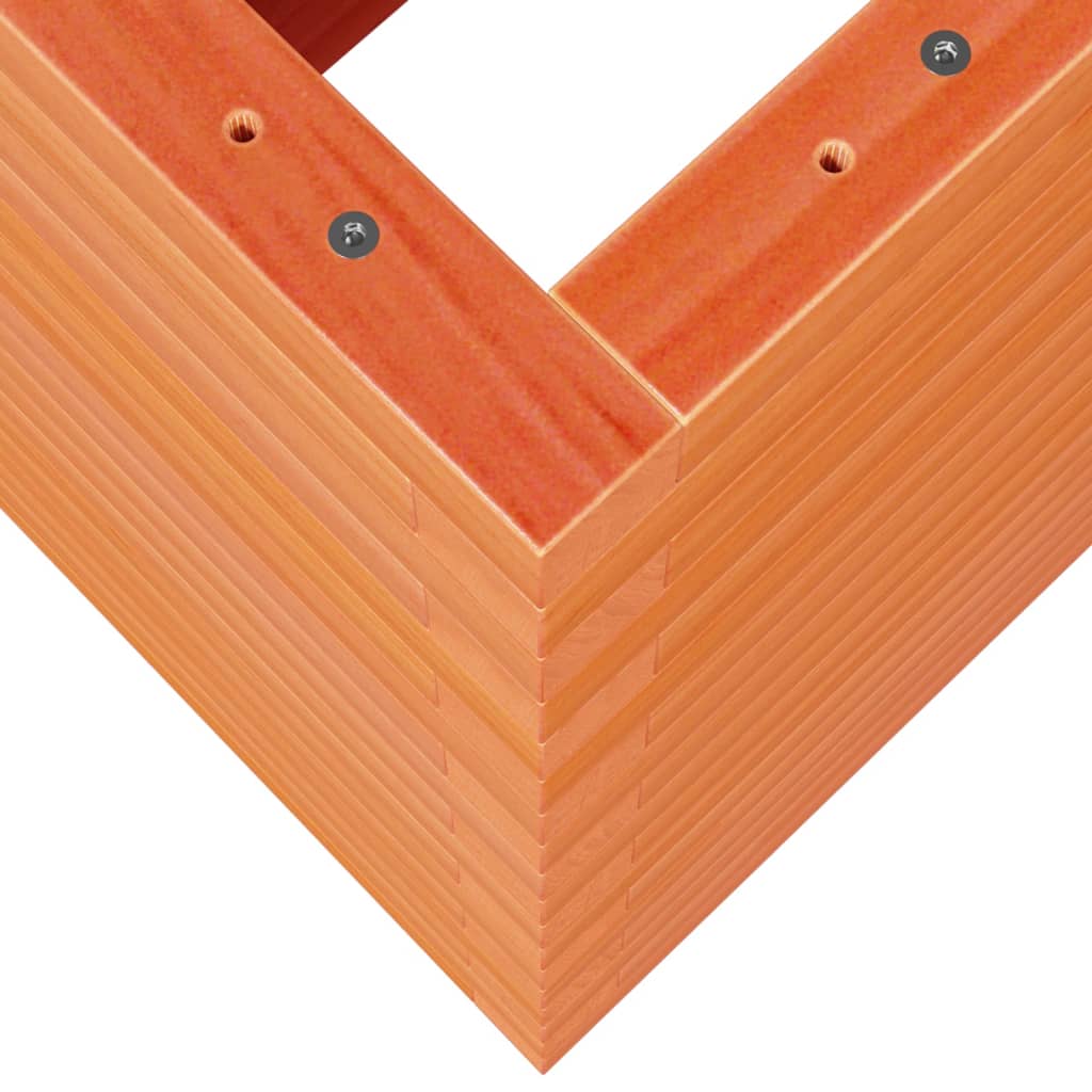 Plantekasse voksbrun 90x40x68,5 cm heltre furu