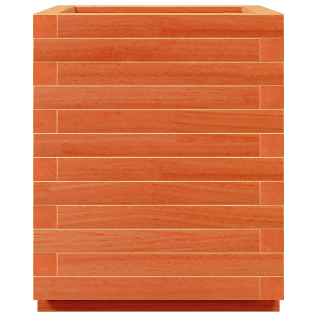 Plantekasse voksbrun 40x40x49,5 cm heltre furu