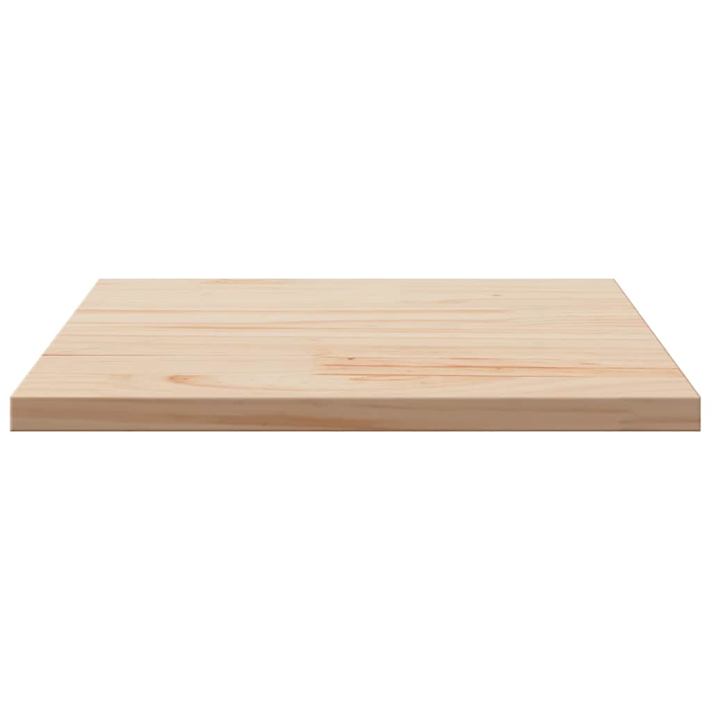 Bordplate 50x50x1,7 cm firkantet heltre furu