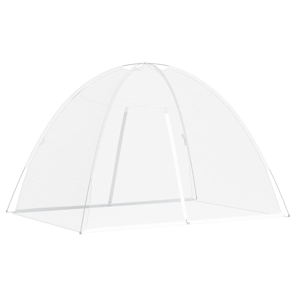 Mongolsk myggnett med dører 220 netting hvit 200x150x140 cm