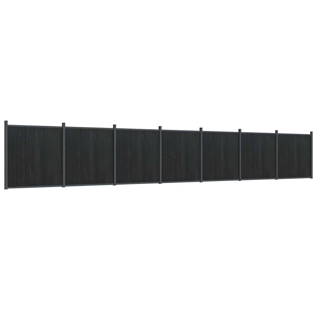 Gjerdepanel grå 1218x186 cm WPC