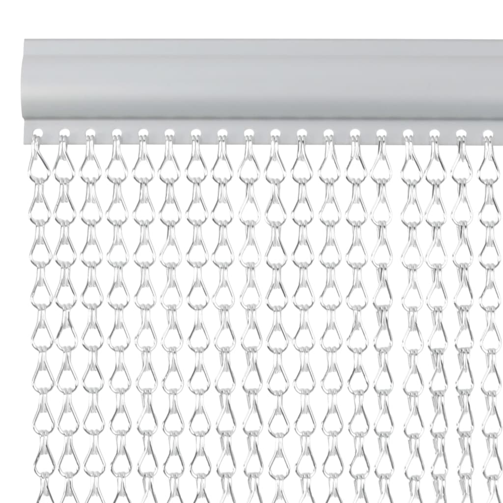 Fluenett med kjede 80x201 cm aluminium