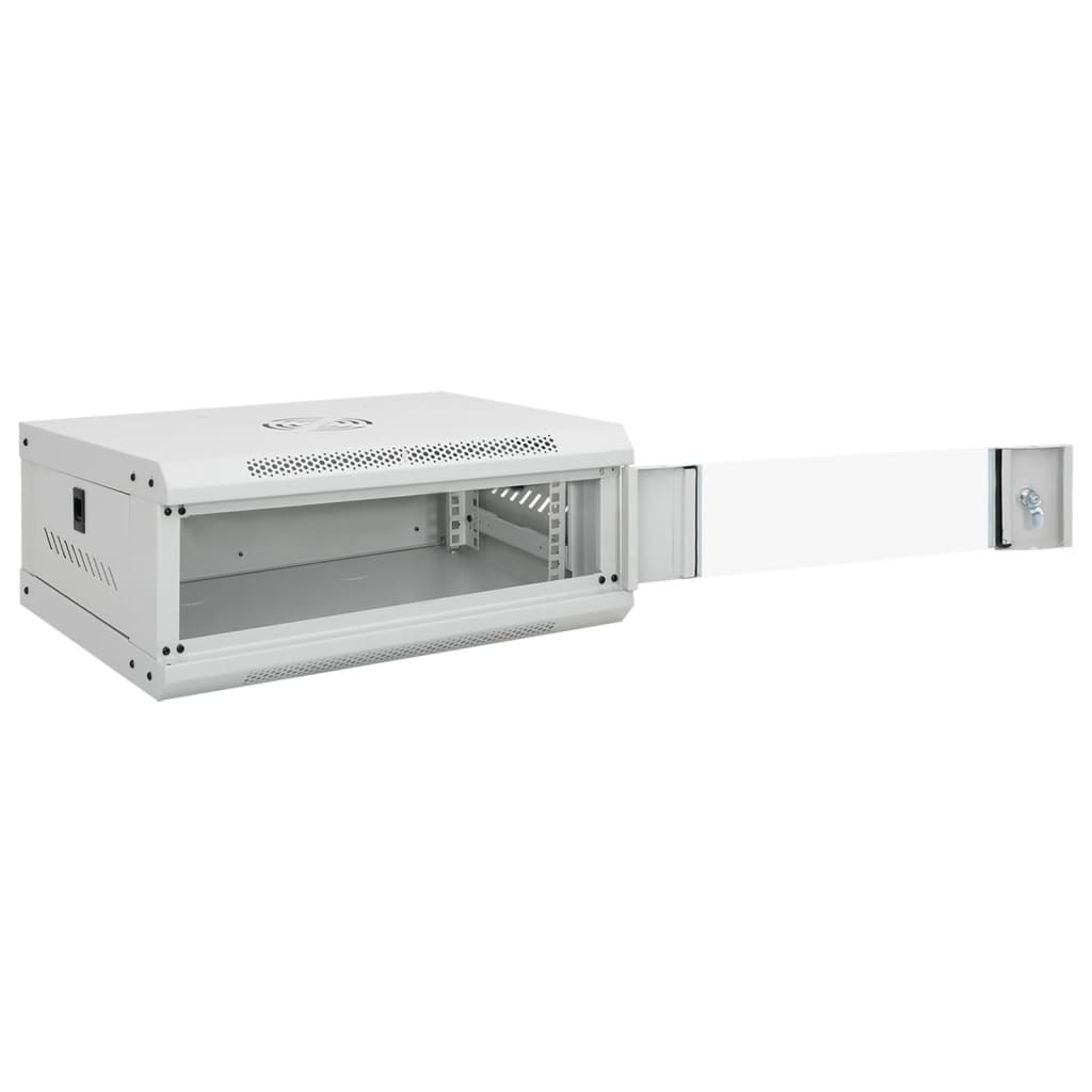 Nettverksskap 4U veggmontert 19" IP20 53x40x21 cm