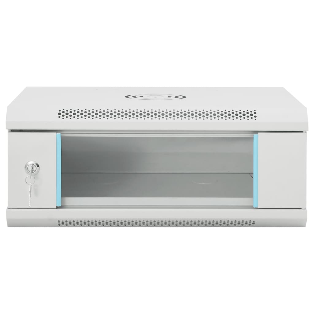 Nettverksskap 4U veggmontert 19" IP20 53x40x21 cm