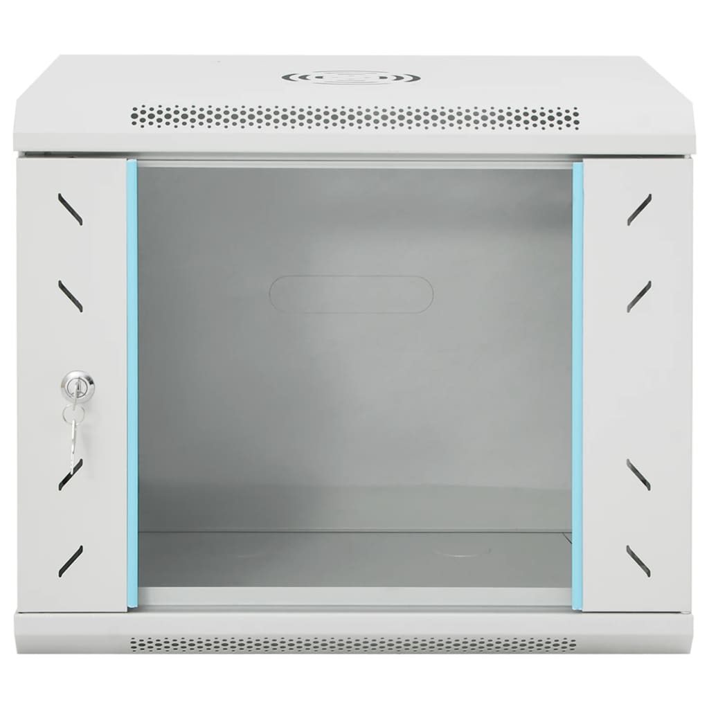 Nettverksskap 9U veggmontert 19" IP20 53x40x45 cm
