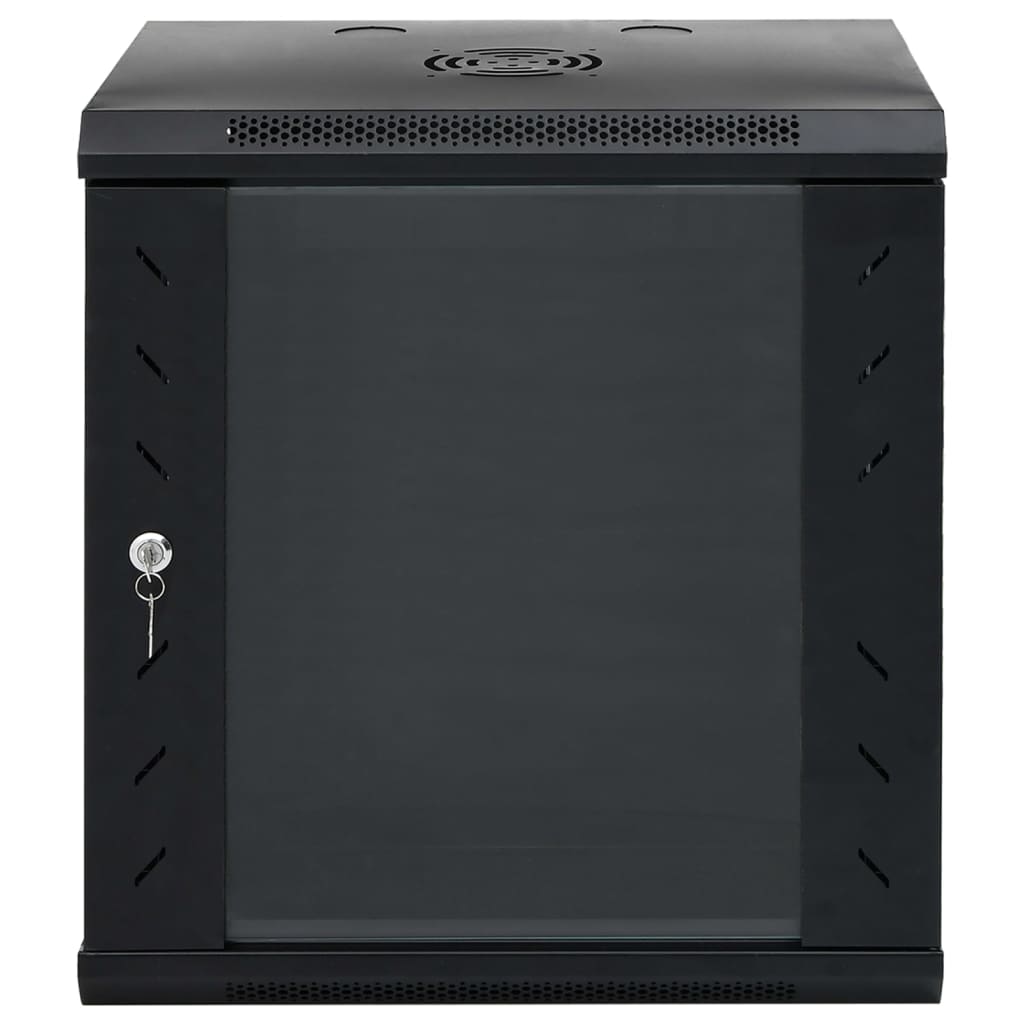 Nettverksskap 12U veggmontert 19" IP20 53x40x60 cm