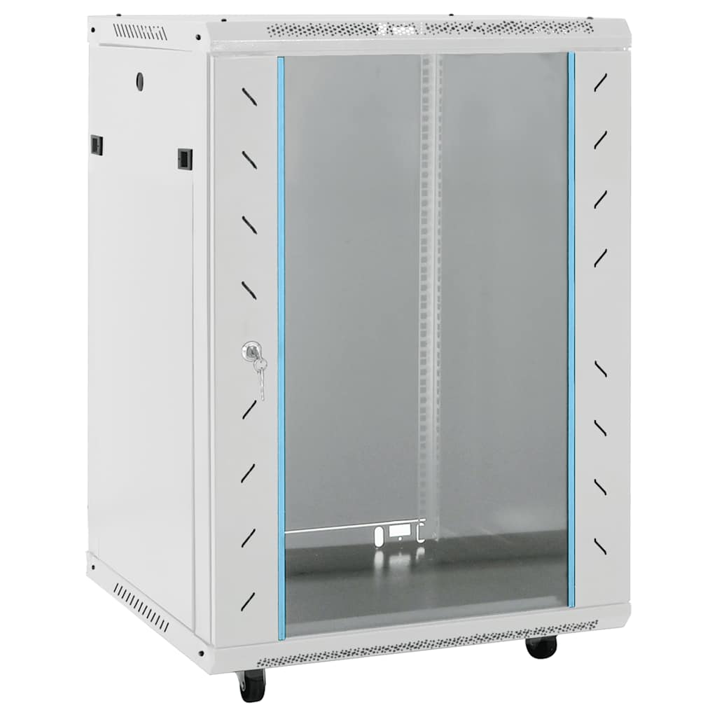 Nettverksskap 15U svingbare føtter 19" IP20 60x45x86 cm