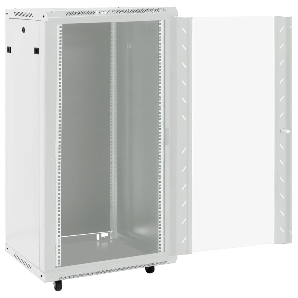 Nettverksskap 22U svingbare føtter 19" IP20 60x60x120 mm