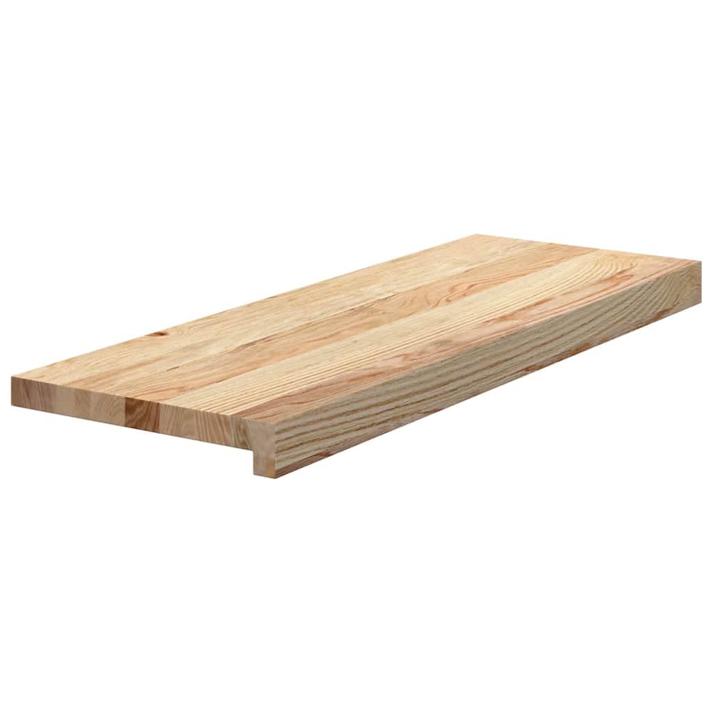 Trappetrinn 12 stk ubehandlet 70x30x2 cm heltre eik