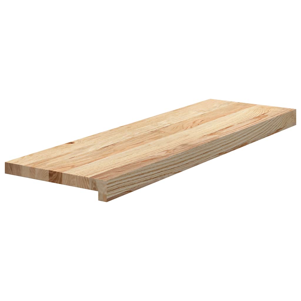 Trappetrinn 12 stk ubehandlet 80x30x2 cm heltre eik