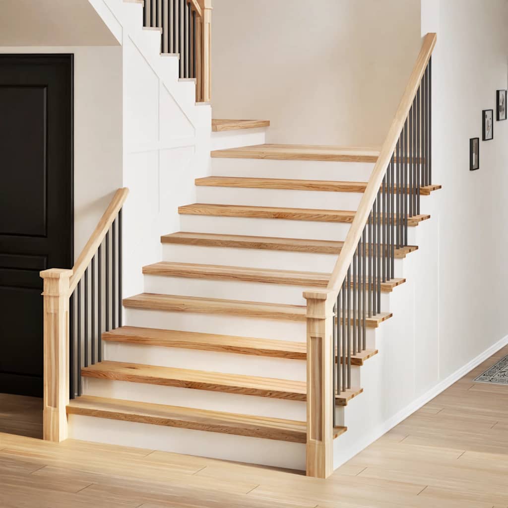 Trappetrinn 20 stk ubehandlet 100x25x2 cm heltre eik