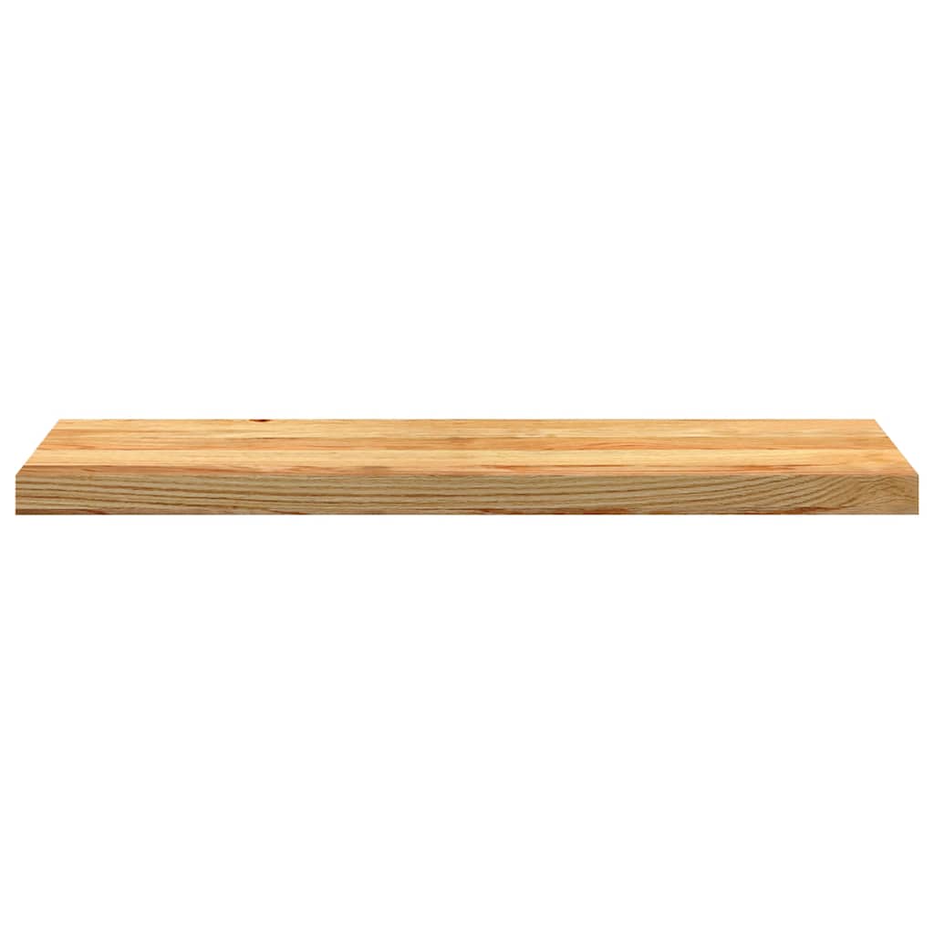 Trappetrinn 4 stk lysebrun 90x25x2 cm heltre eik