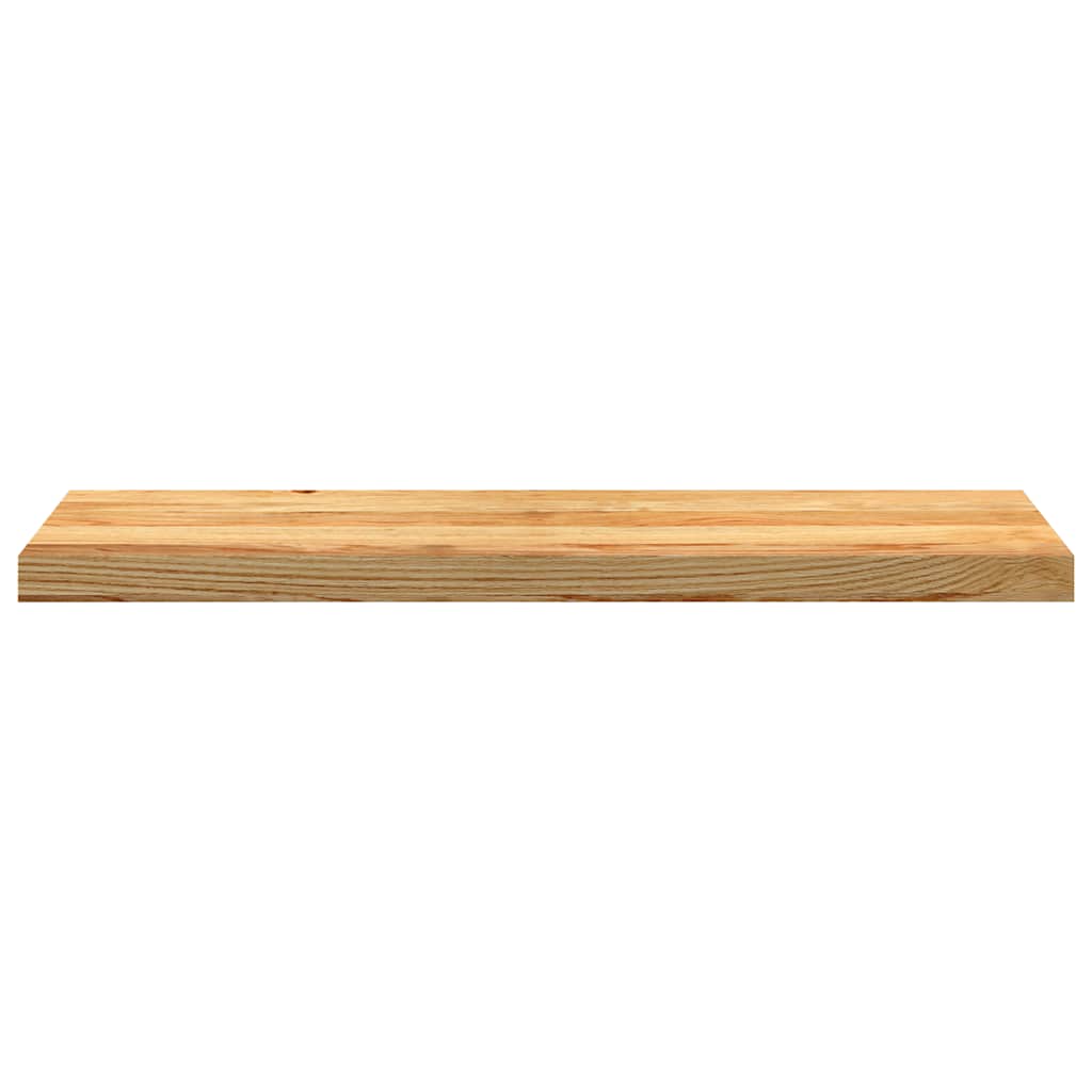 Trappetrinn 4 stk lysebrun 90x30x2 cm heltre eik