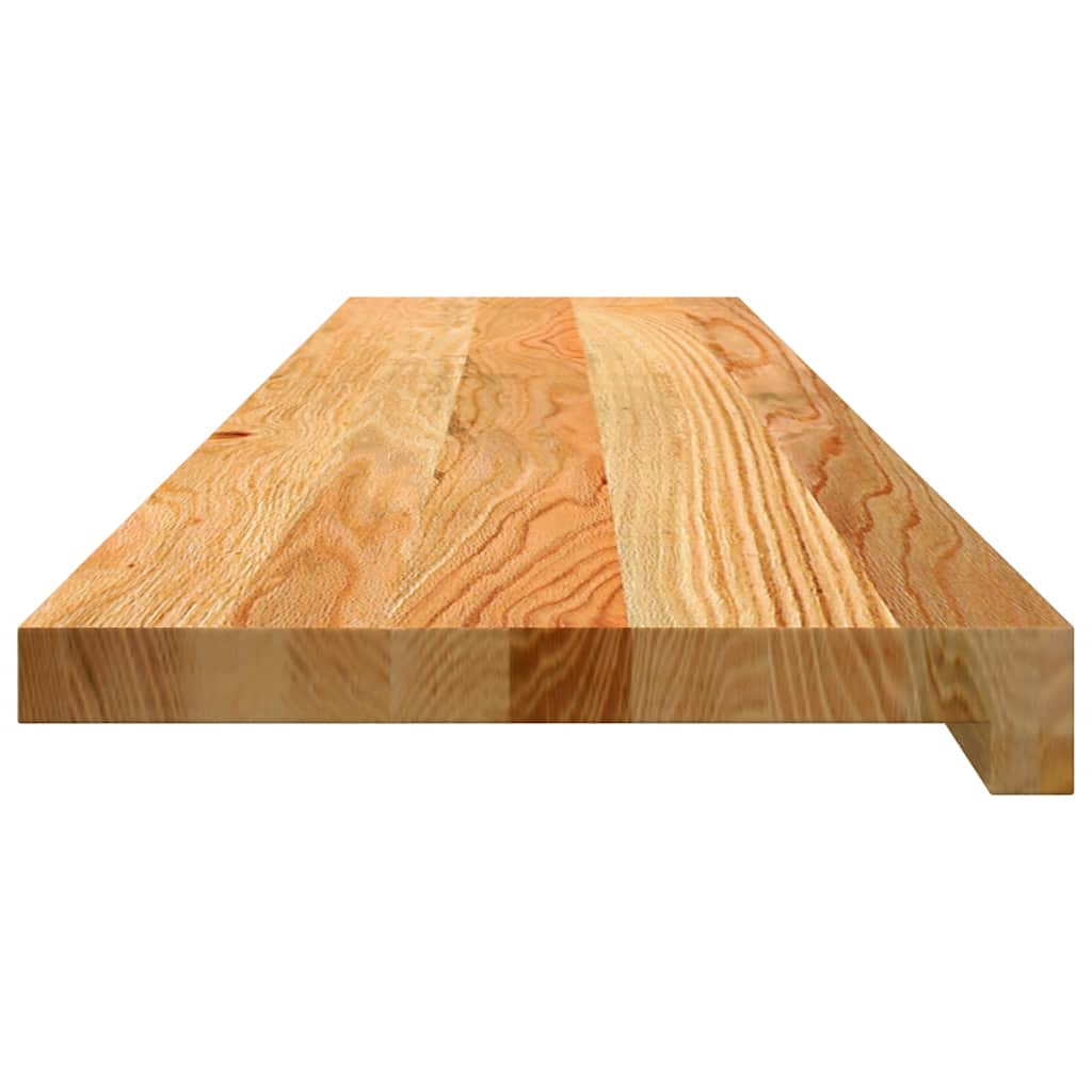 Trappetrinn 8 stk lysebrun 110x25x2 cm heltre eik
