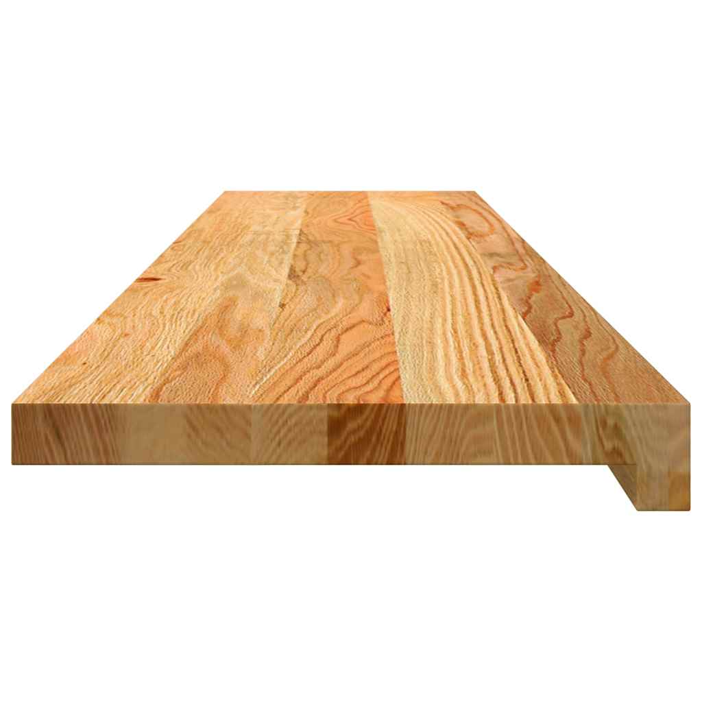Trappetrinn 20 stk lysebrun 110x30x2 cm heltre eik