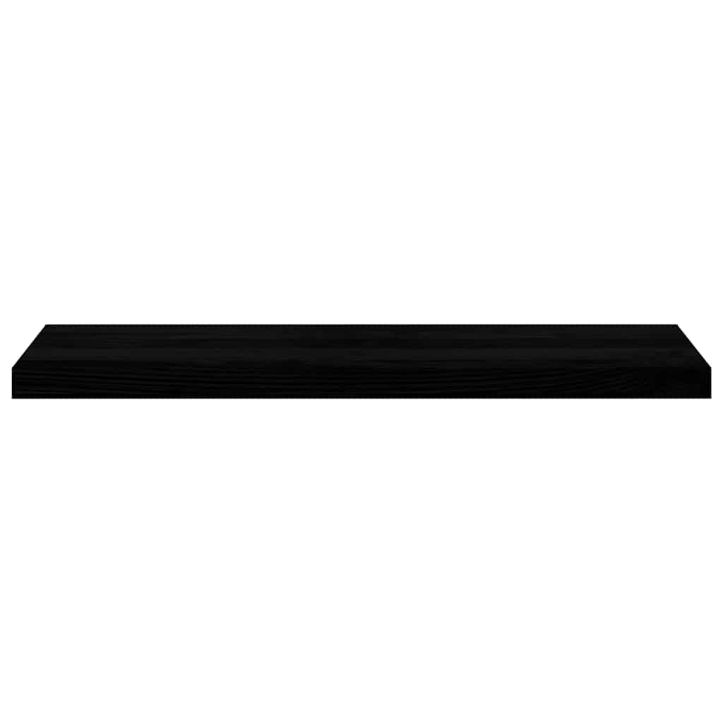 Trappetrinn 4 stk brunsvart 90x25x2 cm heltre eik