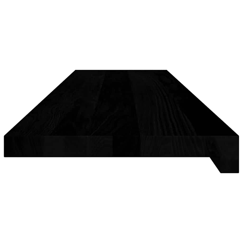 Trappetrinn 8 stk brunsvart 100x25x2 cm heltre eik