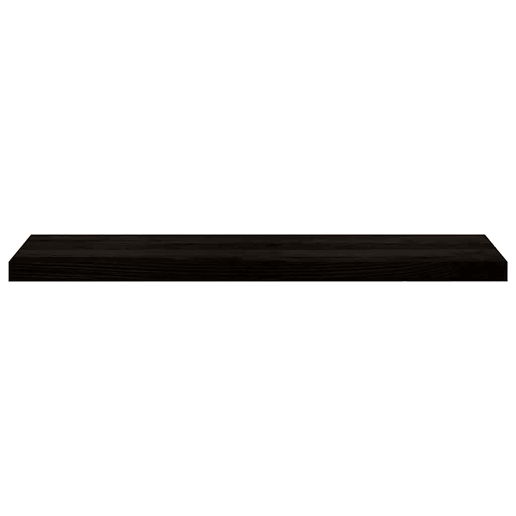 Trappetrinn 12 stk brunsvart 100x30x2 cm heltre eik