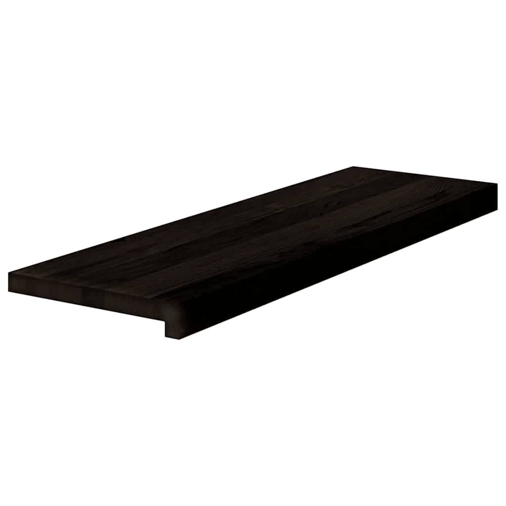 Trappetrinn 16 stk mørkebrun 80x25x2 cm heltre eik