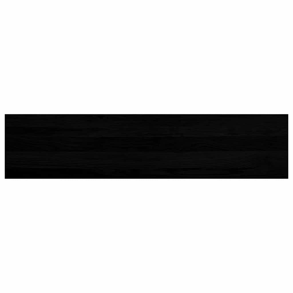 Trappetrinn 16 stk brunsvart 110x25x2 cm heltre eik