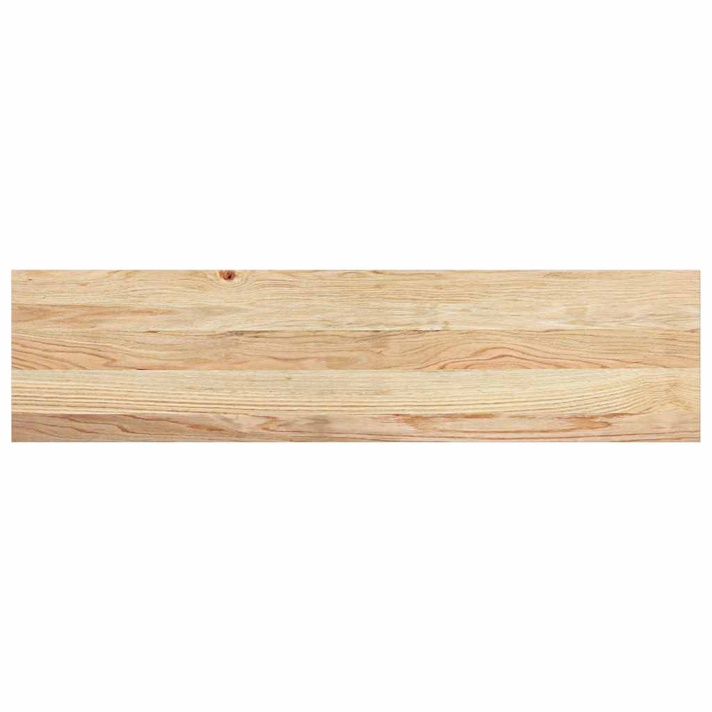 Trappetrinn 2 stk ubehandlet 100x25x2 cm heltre eik