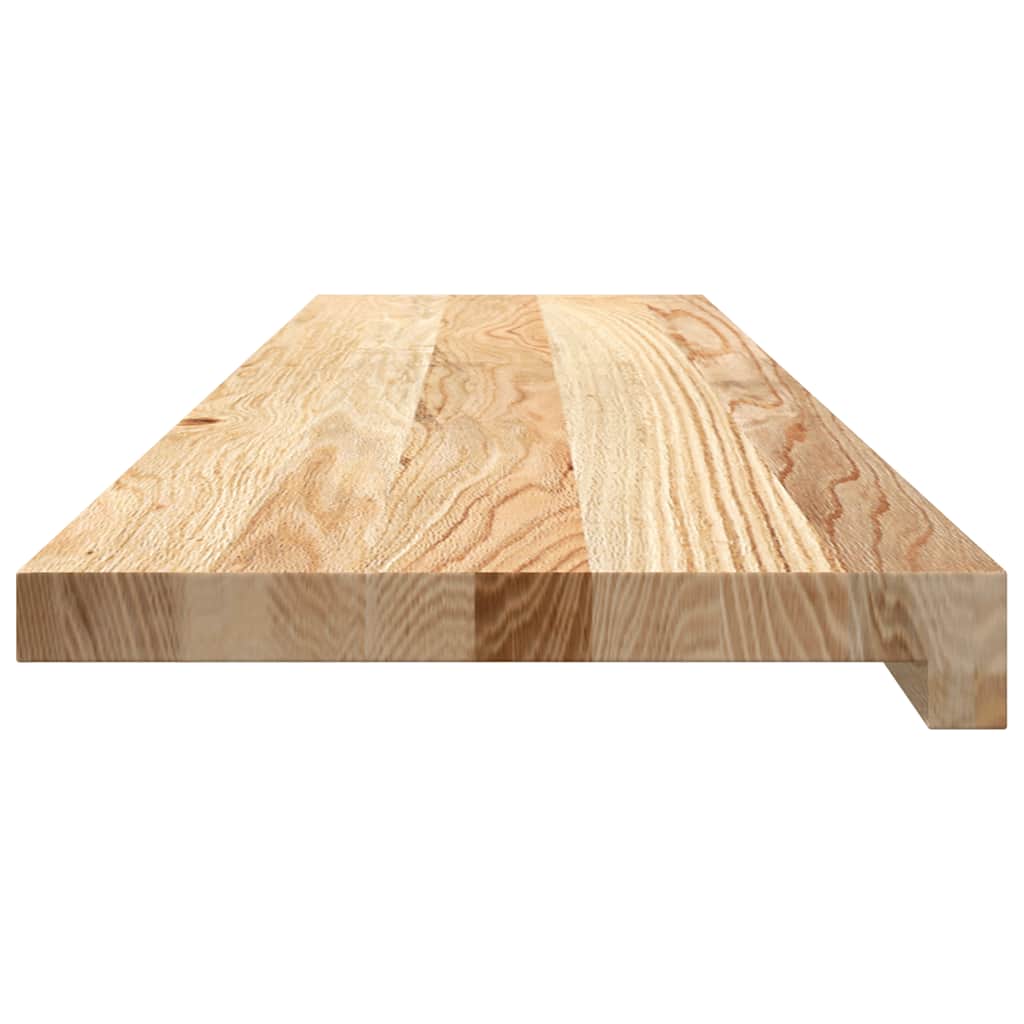 Trappetrinn 2 stk ubehandlet 100x25x2 cm heltre eik