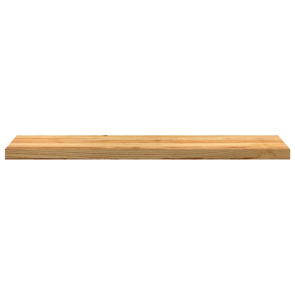 Trappetrinn 2 stk lysebrun 110x25x2 cm heltre eik