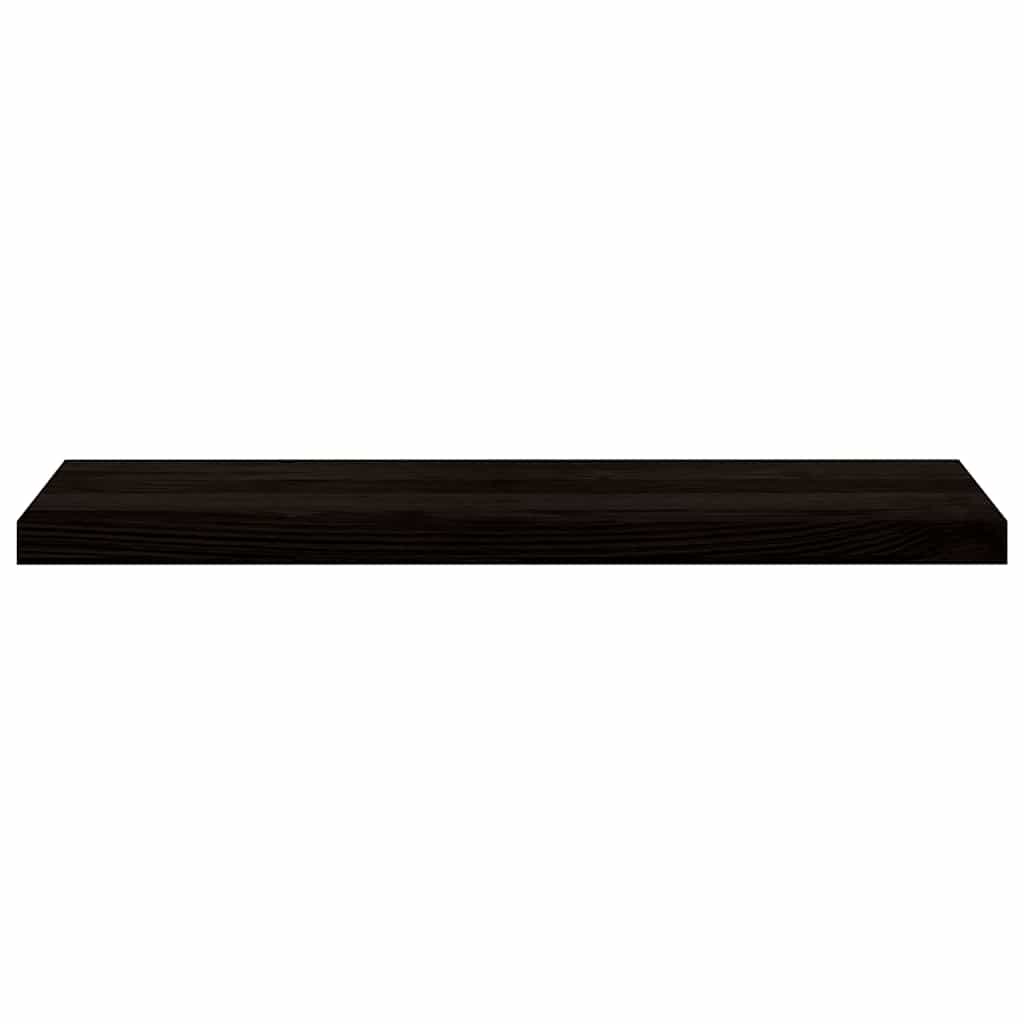 Trappetrinn 2 stk mørkebrun 90x30x2 cm heltre eik vidaXL