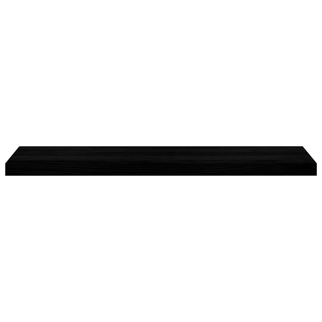 Trappetrinn 2 stk brunsvart 100x30x2 cm heltre eik