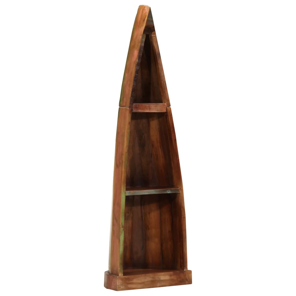 Båthylle 39x27x127 cm gjenvunnet heltre