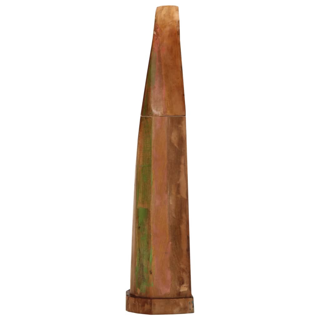 Båthylle 39x27x127 cm gjenvunnet heltre