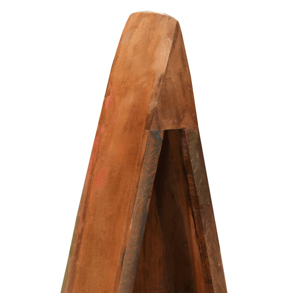 Båthylle 39x27x127 cm gjenvunnet heltre
