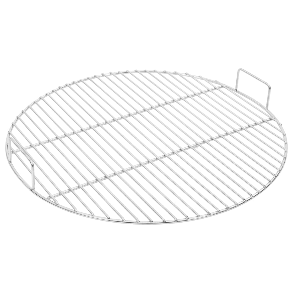 Grillrist med håndtak rund Ø54 cm 304 rustfritt stål vidaXL