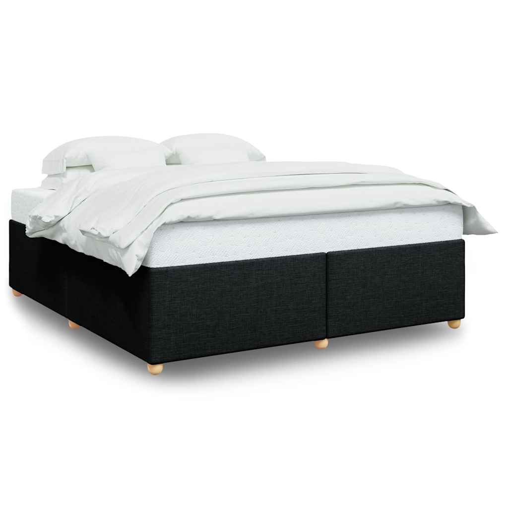 Sengeramme uten madrass svart Super King stoff