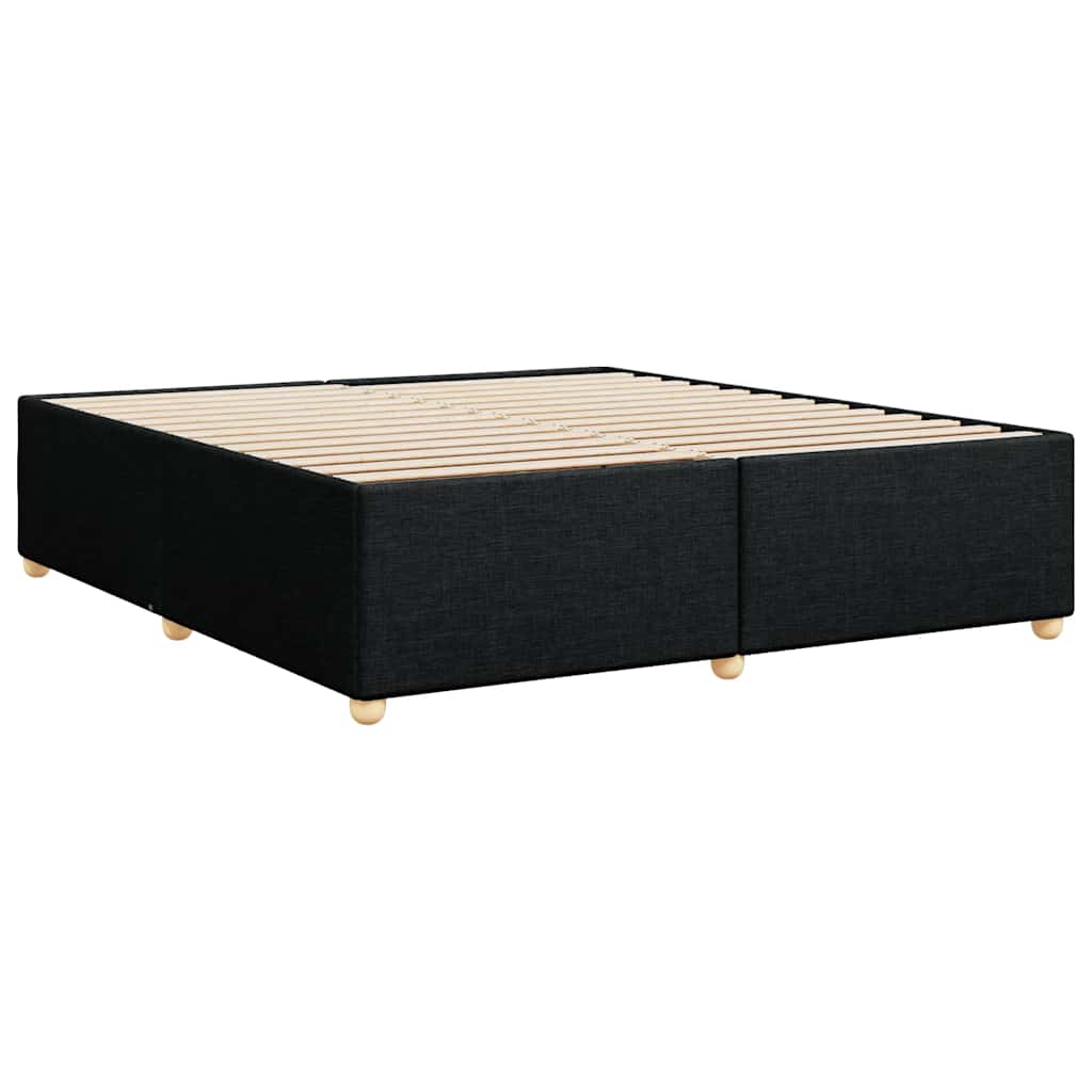 Sengeramme uten madrass svart Super King stoff