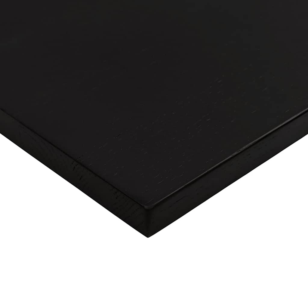 Bordplate mørkebrun 120x50x2,5 cm rektangulær heltre eik