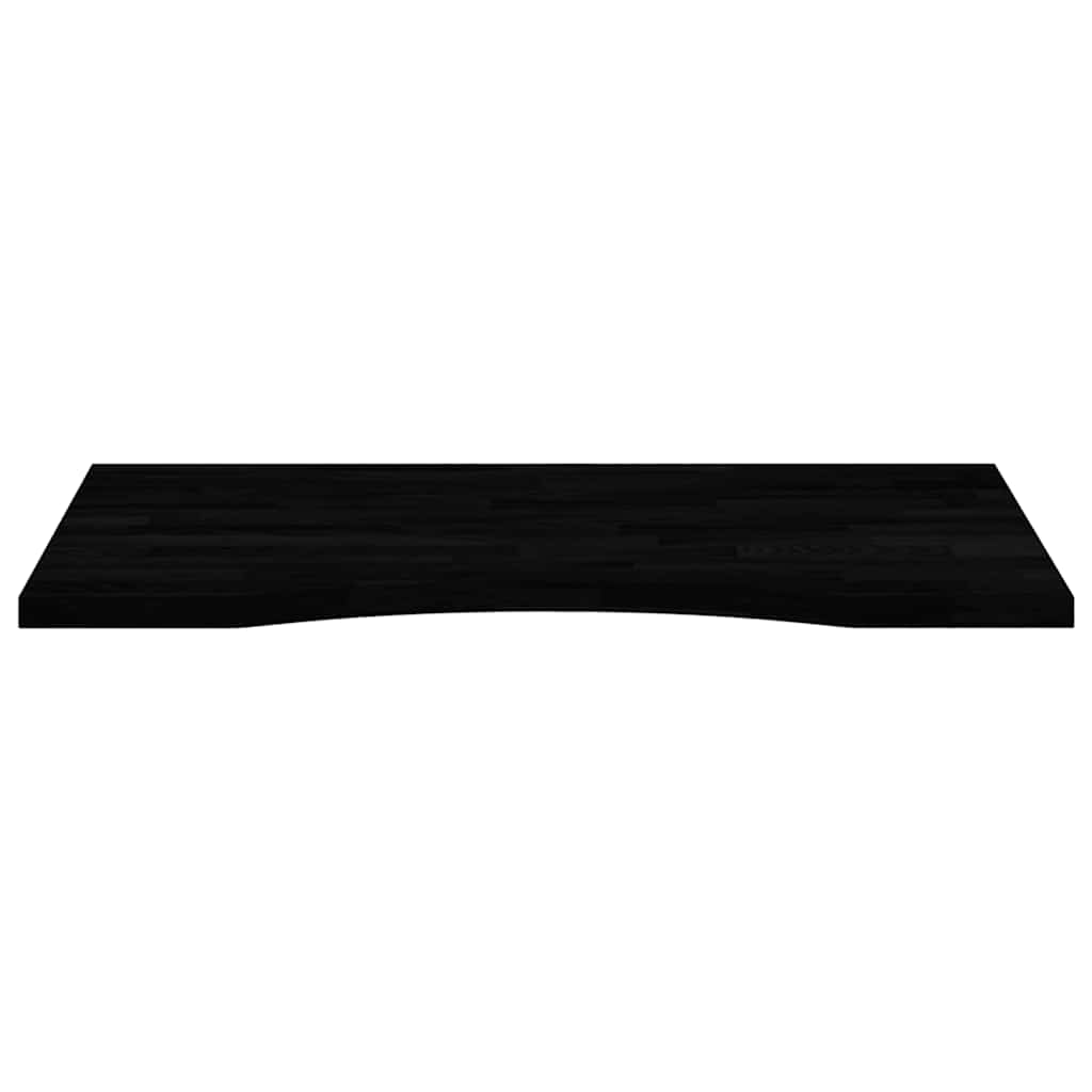 Bordplate mørkebrun 80x60x2,5 cm rektangulær heltre eik