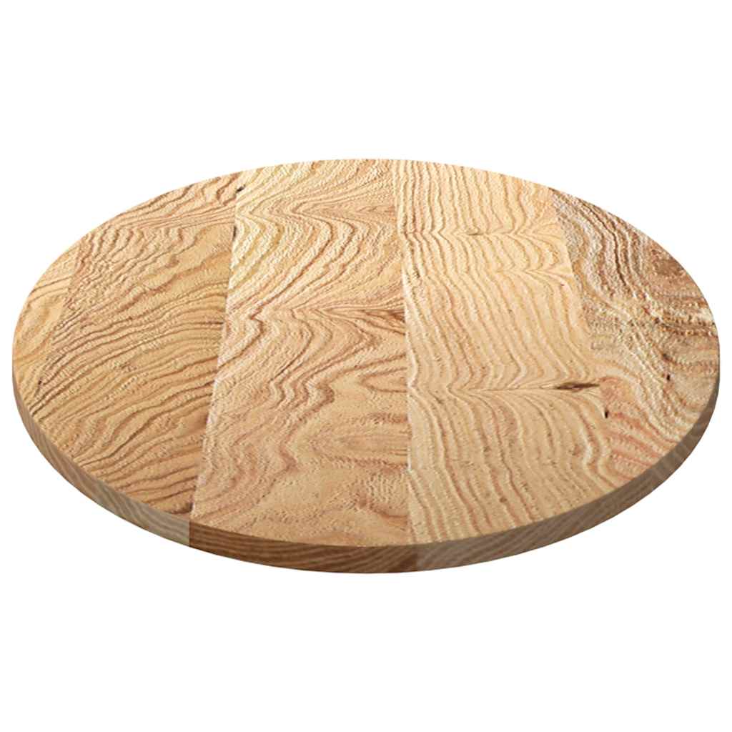 Bordplate 120x60x2 cm oval heltre eik vidaXL